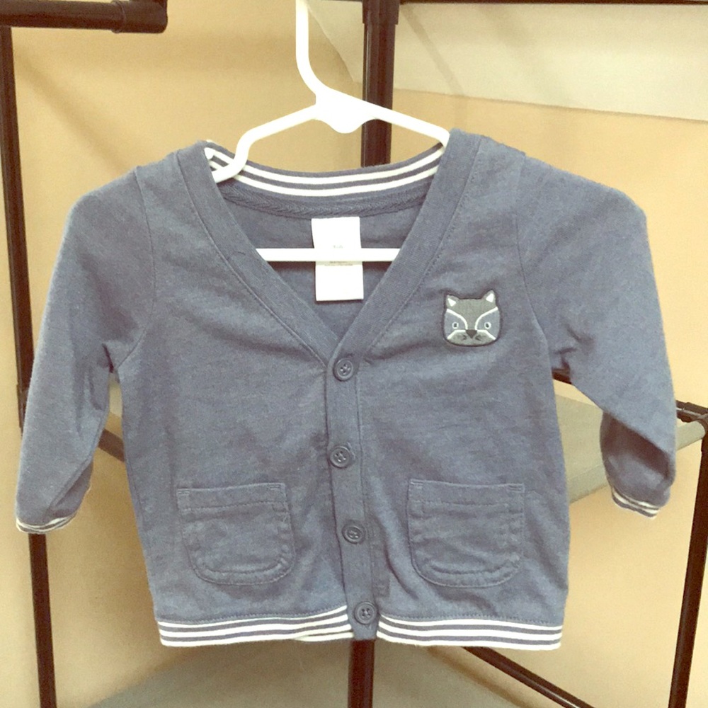 Gymboree raccoon sweater